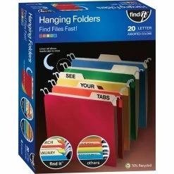 Best deal 🌟 Find It Hanging File Folders Letter Size 20 Ct. ⭐
