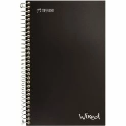 Hot Sale 👍 TOP FLIGHT WIRED 3 SUBJECT NOTEBOOK WITH 4 POCKETS 😍