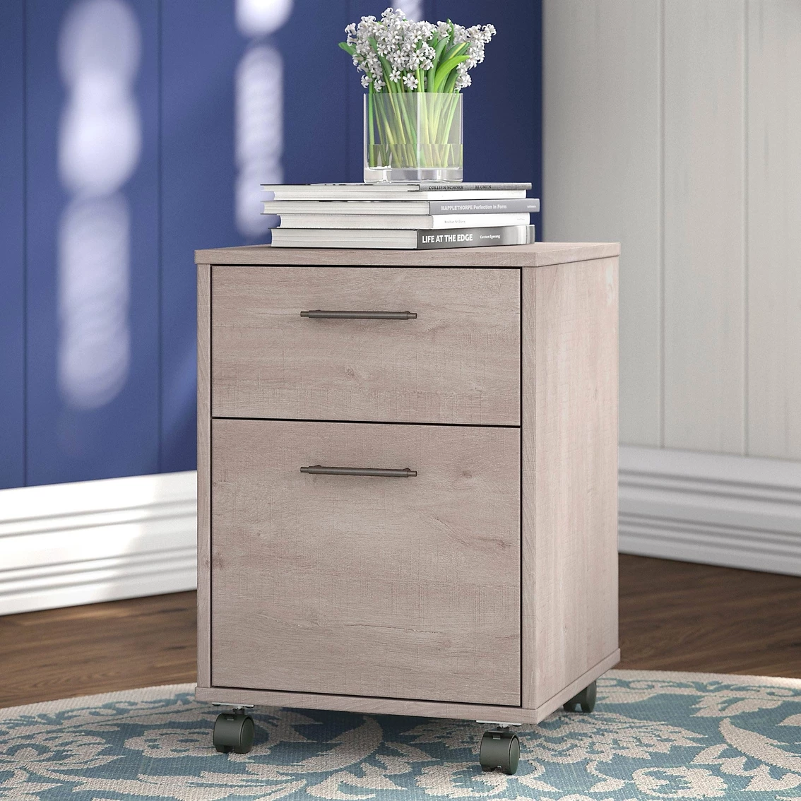 Discount ✔️ Bush Furniture Key West 2 Drawer Mobile Pedestal ???? 2 Discount ✔️ Bush Furniture Key West 2 Drawer Mobile Pedestal ???? - Image 2