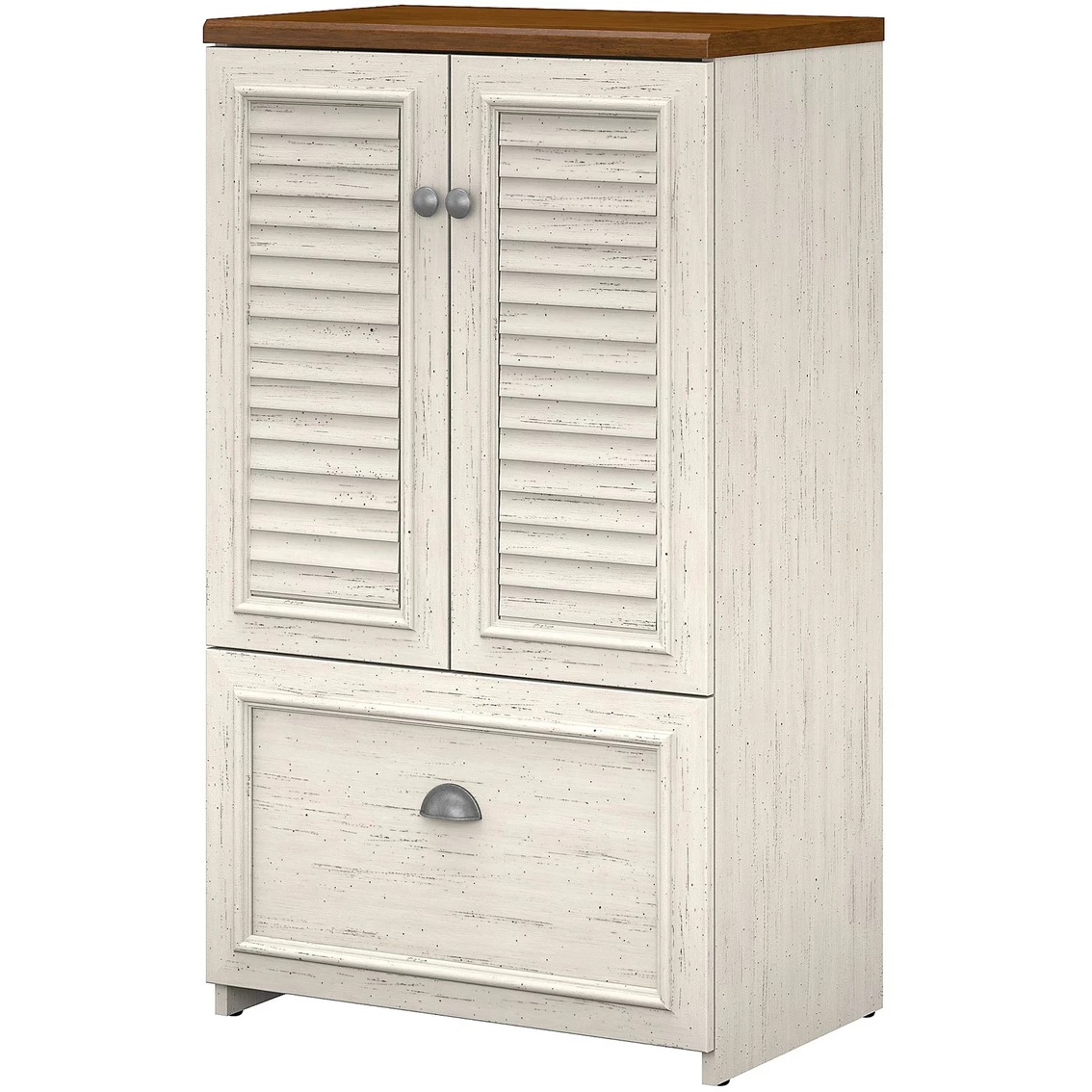 New ???? Bush Furniture Bush Fairview Storage Cabinet With Drawer ✨ 1 New ???? Bush Furniture Bush Fairview Storage Cabinet With Drawer ✨