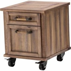 New 🥰 Michael Amini- Kathy Ireland Home Designs Kathy Ireland Home Crossings File Cabinet With Casters 😍