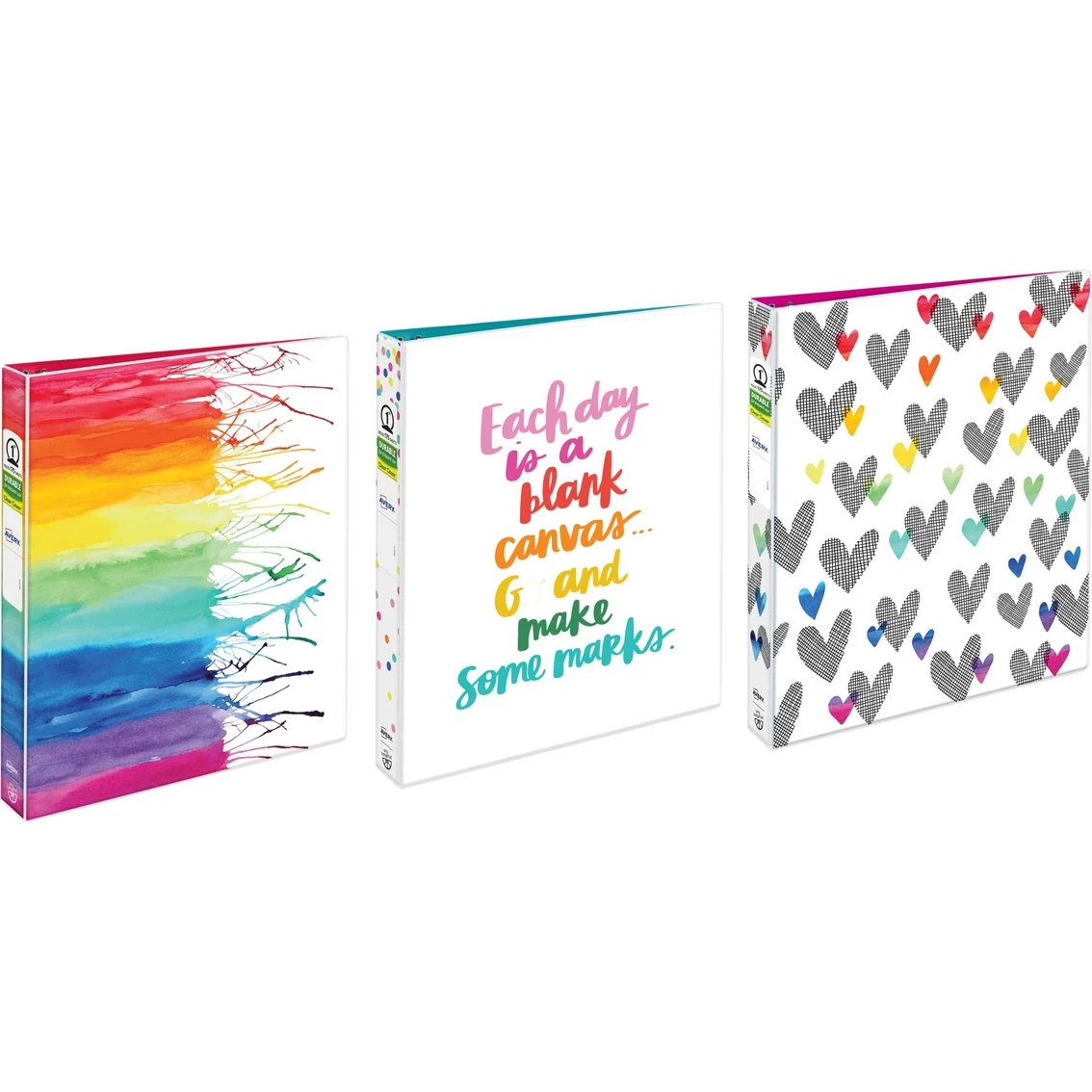 Coupon ✨ Avery + Amy Tangerine Designer Collection Durable View Fashion 1 In. Binder, 2 Pk. 🌟