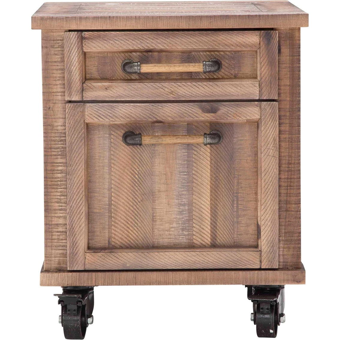 New ๐ฅฐ Michael Amini- Kathy Ireland Home Designs Kathy Ireland Home Crossings File Cabinet With Casters ๐ - Image 2