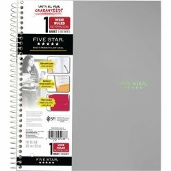 Flash Sale 🔔 Five Star 1 Subject Wide Ruled 10.5 X 8 In. Trend Wirebound Notebook 😀
