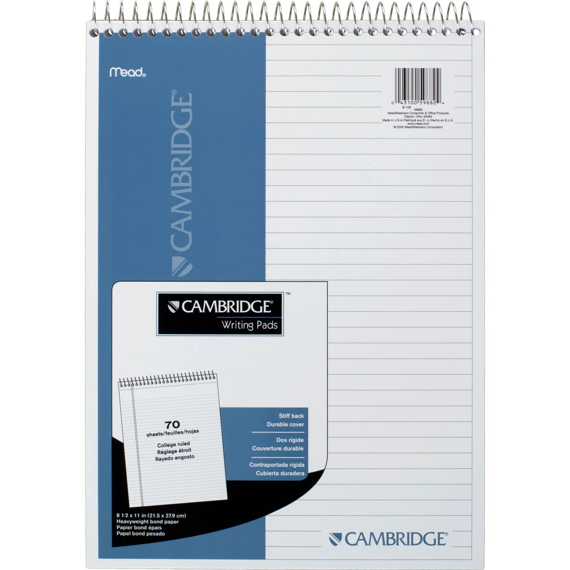 Cheap ???? Cambridge Stiff Back Wire Bound Notebook ✔️ 1 Cheap ???? Cambridge Stiff Back Wire Bound Notebook ✔️