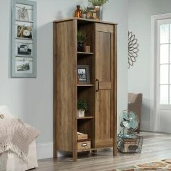 Cheapest 😉 Sauder Rural Pine Sliding Door Storage Cabinet 🎉
