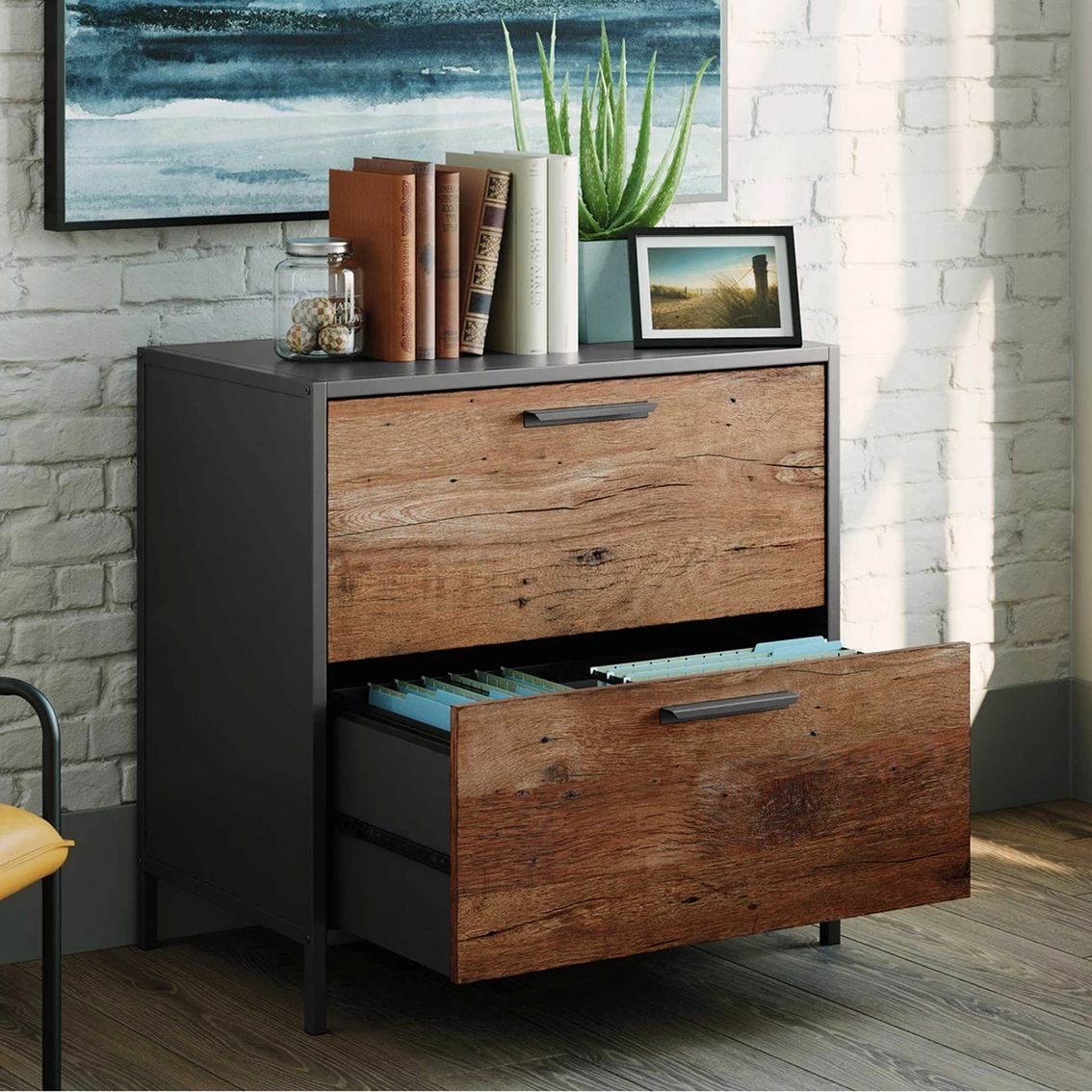 Hot Sale ???? Sauder Industrial Two Drawer Lateral File Cabinet ???? 2 Hot Sale ???? Sauder Industrial Two Drawer Lateral File Cabinet ???? - Image 2