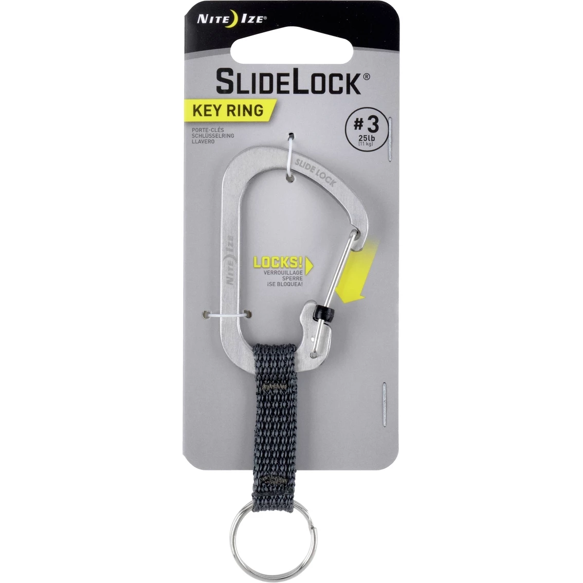 Discount ๐ฅฐ Nite Ize Slide Lock Key Ring #3 Stainless โจ