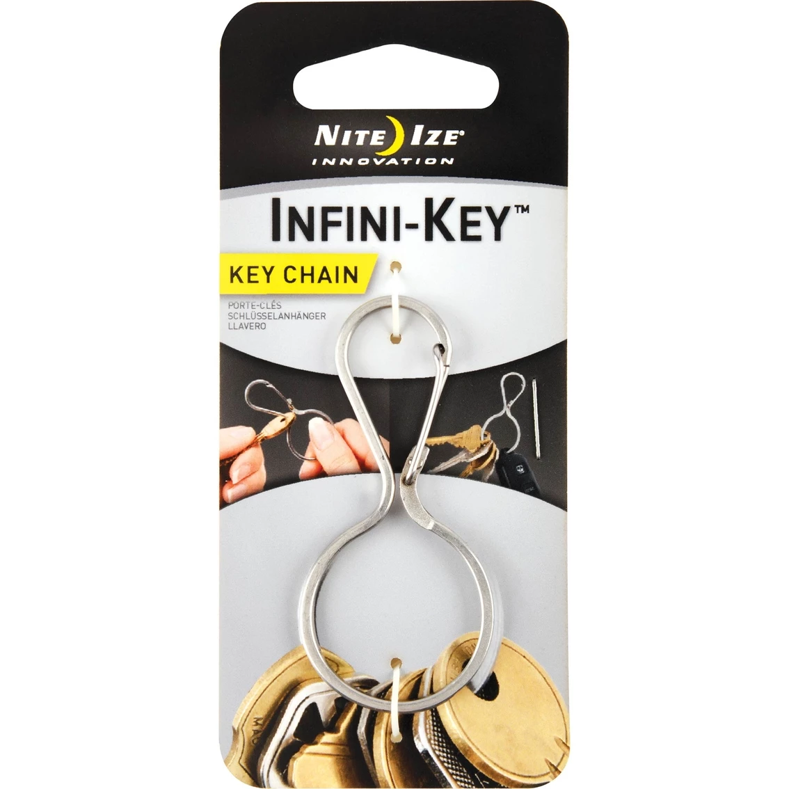 Brand new ???? Nite Ize Infini Key Chain Stainless ⌛ 1 Brand new ???? Nite Ize Infini Key Chain Stainless ⌛
