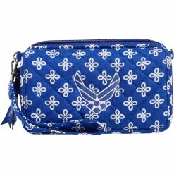 Budget 👍 Vera Bradley Signature Cotton RFID All In One Crossbody, Service Branch Logo ✨