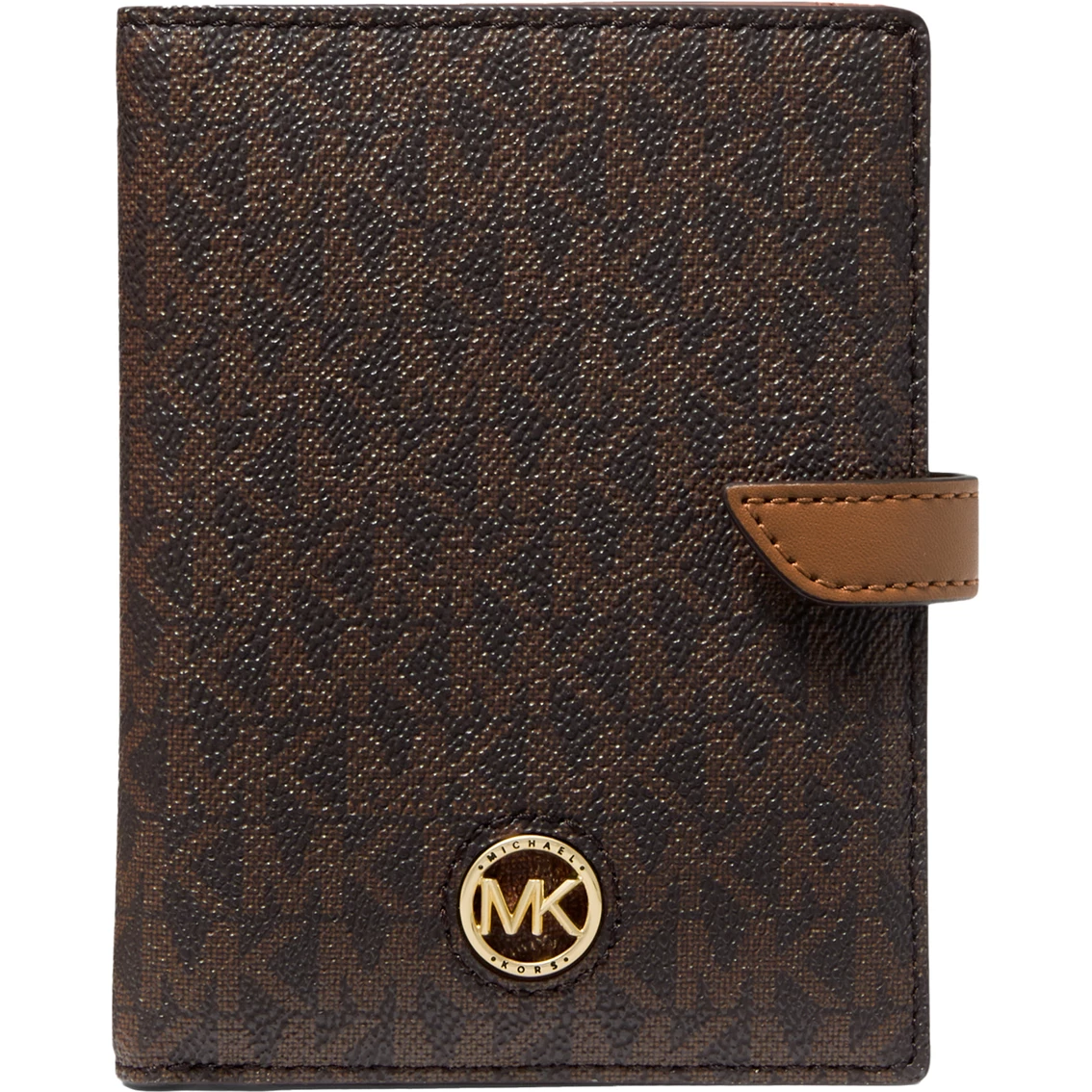 New ???? Michael Kors Heritage Medium Pouch Lanyard, Brown And Acorn ???? 1 New ???? Michael Kors Heritage Medium Pouch Lanyard, Brown And Acorn ????