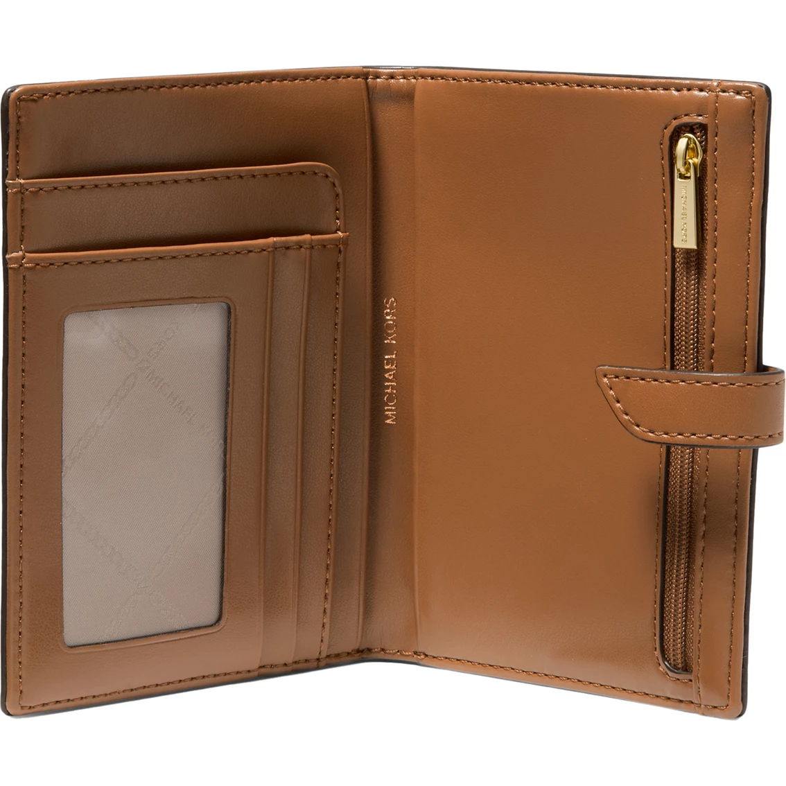 New ???? Michael Kors Heritage Medium Pouch Lanyard, Brown And Acorn ???? 3 New ???? Michael Kors Heritage Medium Pouch Lanyard, Brown And Acorn ???? - Image 3