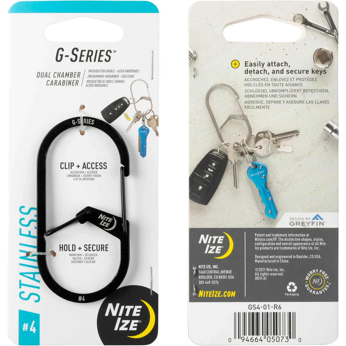 New ❤️ Nite Ize G-Series Dual Chamber Carabiner #4 ???? 8 New ❤️ Nite Ize G-Series Dual Chamber Carabiner #4 ???? - Image 8
