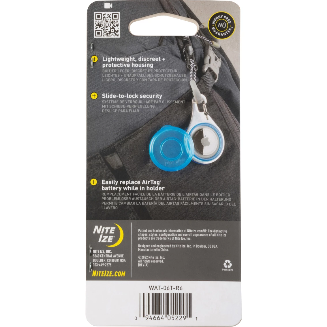 Outlet ???? Nite Ize Wear About Clippable Tracker Holder, Smoke ❤️ - Image 2