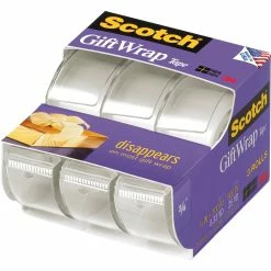 Cheap 🛒 Scotch Gift Wrap Transparent Tape 3 Pk. 🎉