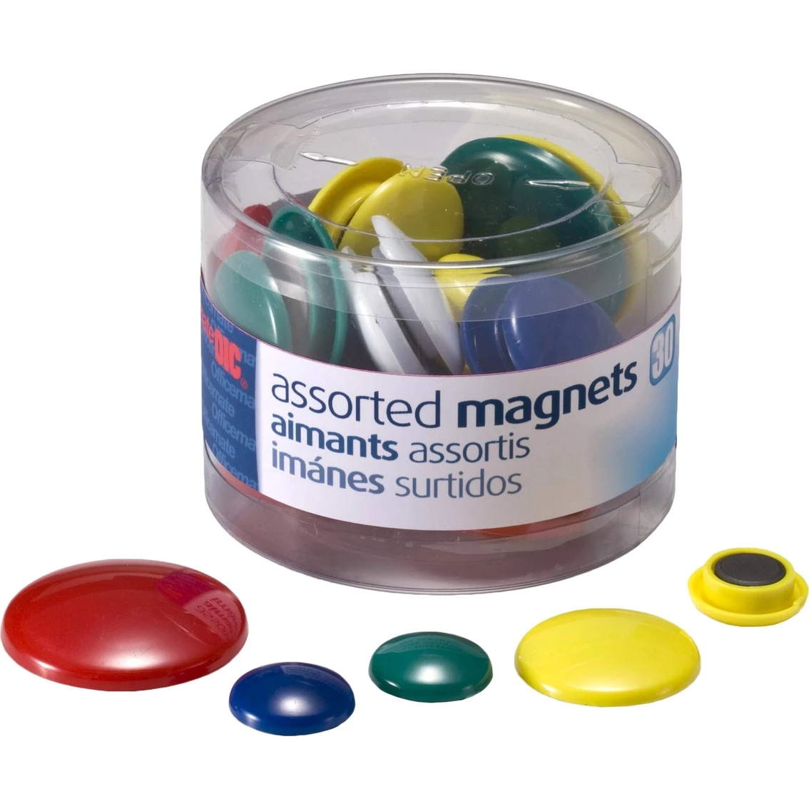 Budget ???? Officemate Magnet Tub Assorted Colors & Sizes, 30 Ct. ???? 1 Budget ???? Officemate Magnet Tub Assorted Colors & Sizes, 30 Ct. ????