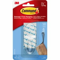 Buy 🧨 3M Command Large Clear Hooks 🎁