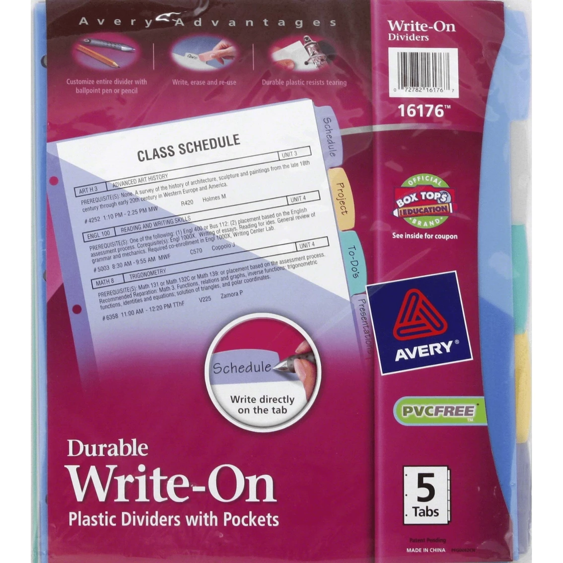 Budget ✨ Avery Write & Erase Big Tab Plastic Dividers ???? 1 Budget ✨ Avery Write & Erase Big Tab Plastic Dividers ????