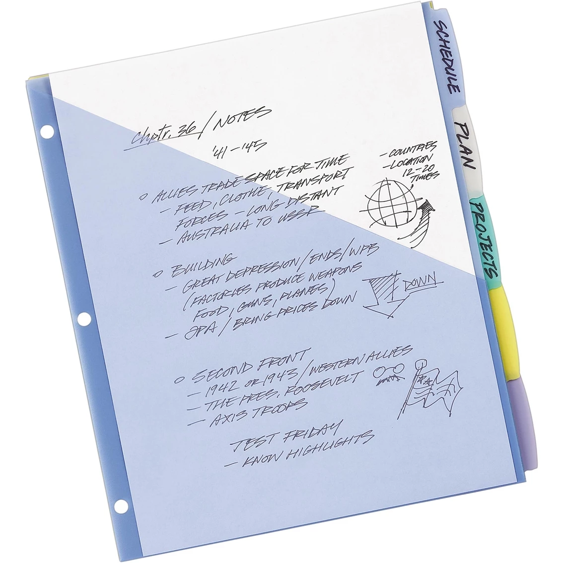 Budget ✨ Avery Write & Erase Big Tab Plastic Dividers ???? 2 Budget ✨ Avery Write & Erase Big Tab Plastic Dividers ???? - Image 2