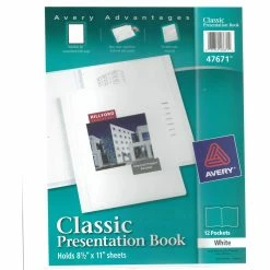 Outlet ⭐ Avery Classic Presentation Book White ????