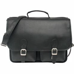 New ???? Piel Leather Executive Two Pocket Portfolio ????