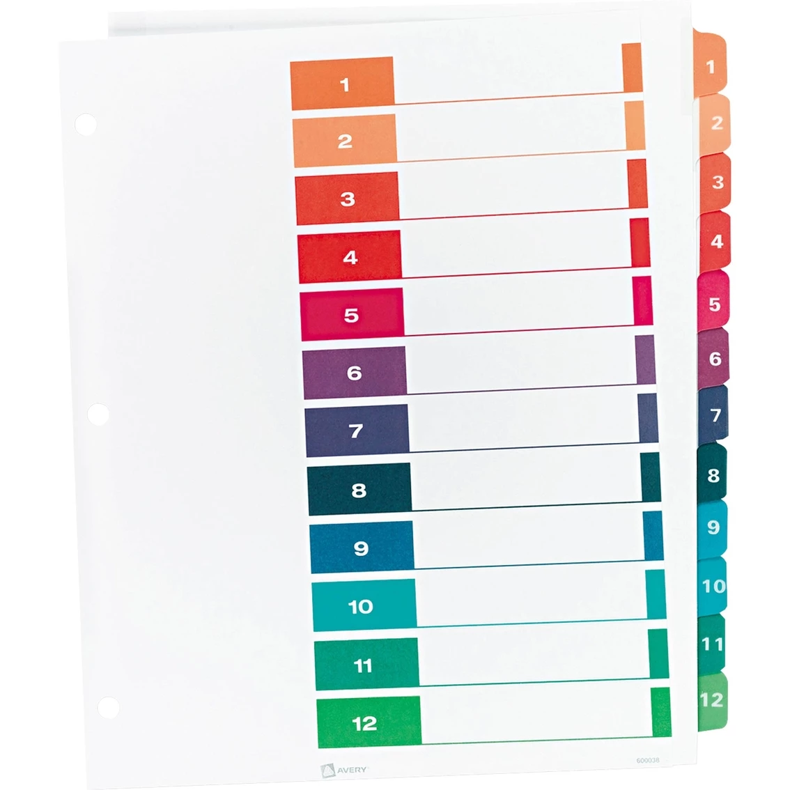 Hot Sale ✔️ Avery Ready Index Table Of Contents Dividers, 12-Tab Set ⭐ 2 Hot Sale ✔️ Avery Ready Index Table Of Contents Dividers, 12-Tab Set ⭐ - Image 2