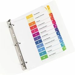Hot Sale ✔️ Avery Ready Index Table Of Contents Dividers, 12-Tab Set ⭐ 5 Hot Sale ✔️ Avery Ready Index Table Of Contents Dividers, 12-Tab Set ⭐ -Alpec Shop unnamed file 843