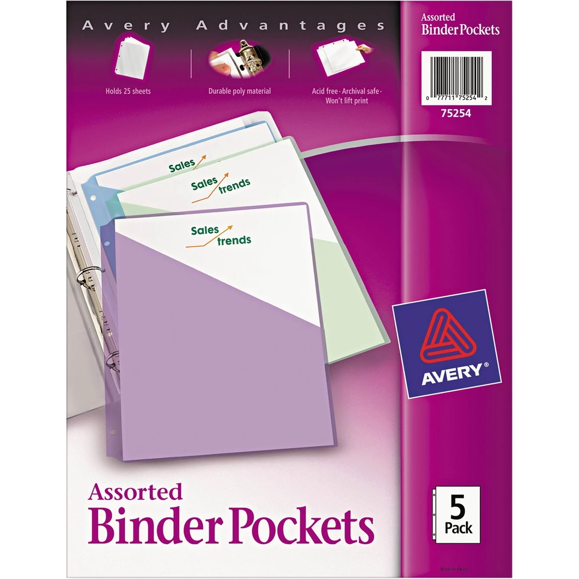 Hot Sale ⭐ Avery Binder Pockets ???? 1 Hot Sale ⭐ Avery Binder Pockets ????