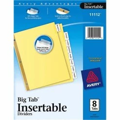 Best deal 🔔 Avery Insertable Big Tab Dividers, 8 Tab Letter Size Set 💯