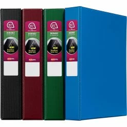 Deals ???? Avery Durable Binder, 1 To Half In. Round Rings, 375 Sheet Capacity ⌛