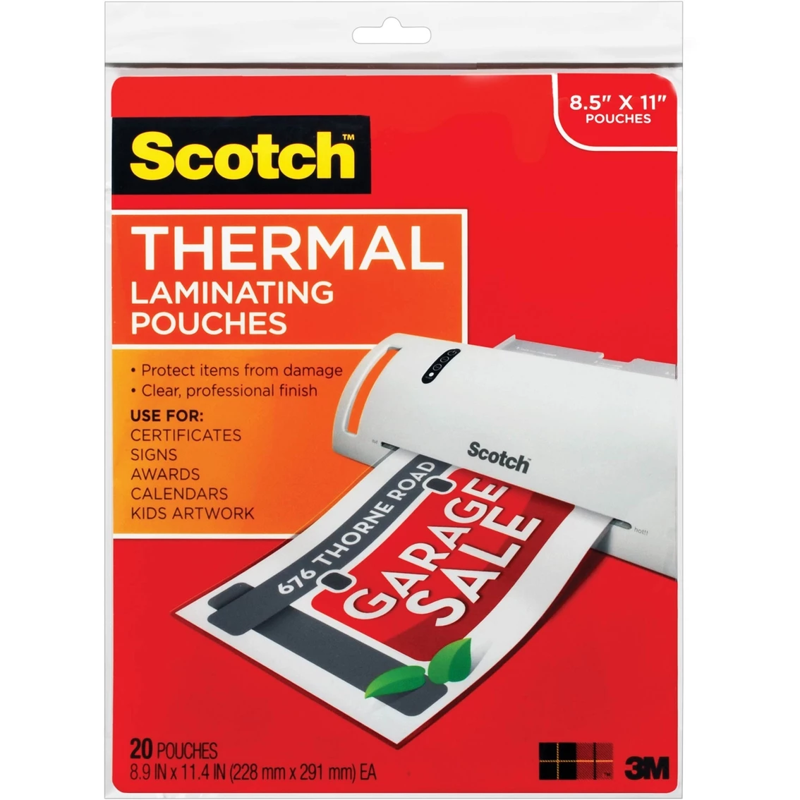 Outlet ???? Scotch Thermal Lamination Pouches, 8.5 X 11 In. 20 Pk. ???? 1 Outlet ???? Scotch Thermal Lamination Pouches, 8.5 X 11 In. 20 Pk. ????